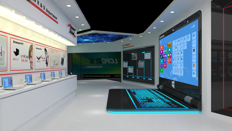 [联想集团企业展厅1（高清效果图）(图7)